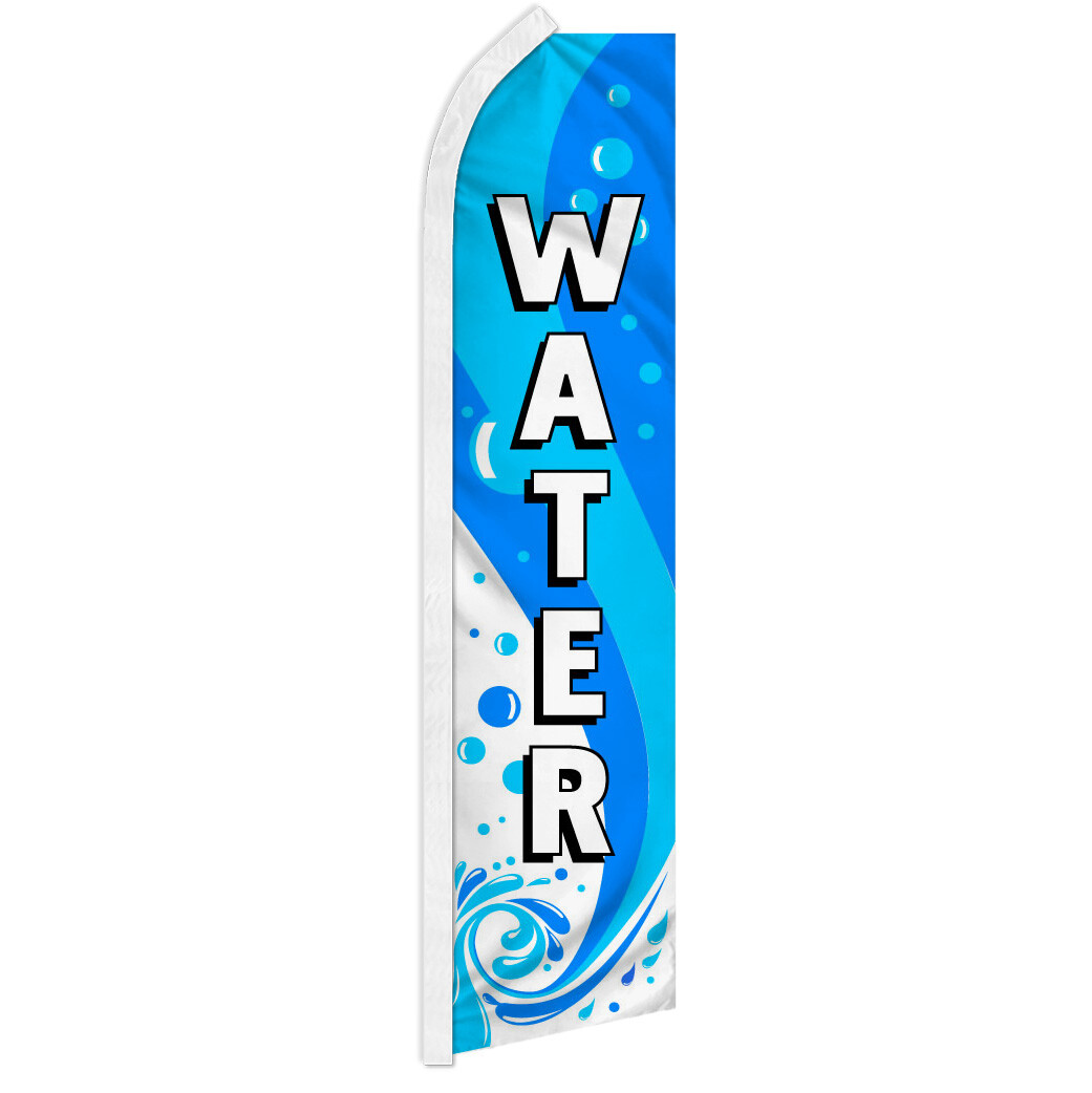Water Advertising Swooper Feather Flag Concessions Drinks