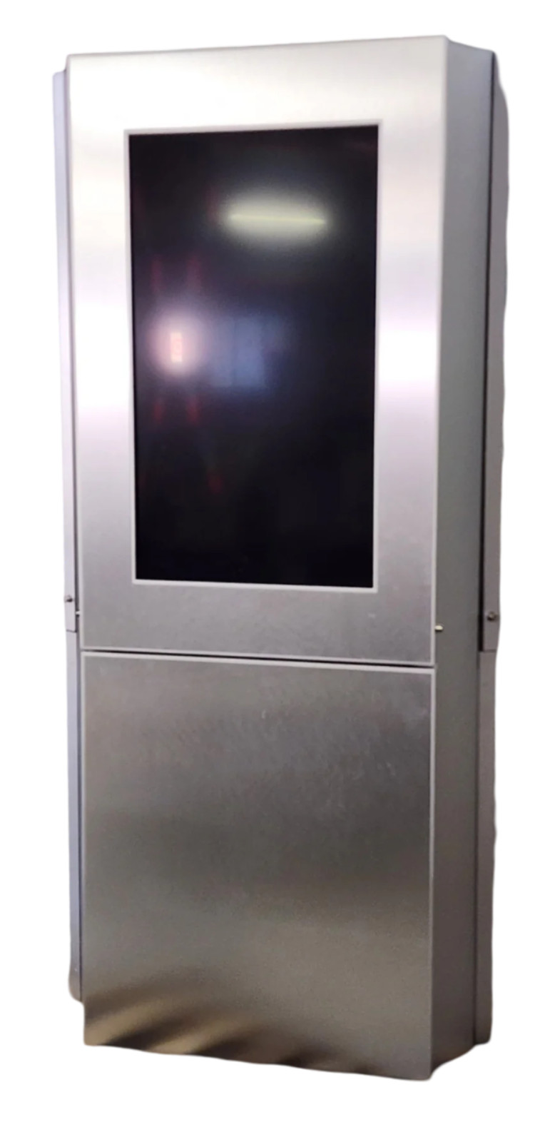 Big Floor Standing 3-Sided Portrait Indoor Kiosk Enclosure, 84&Prime;