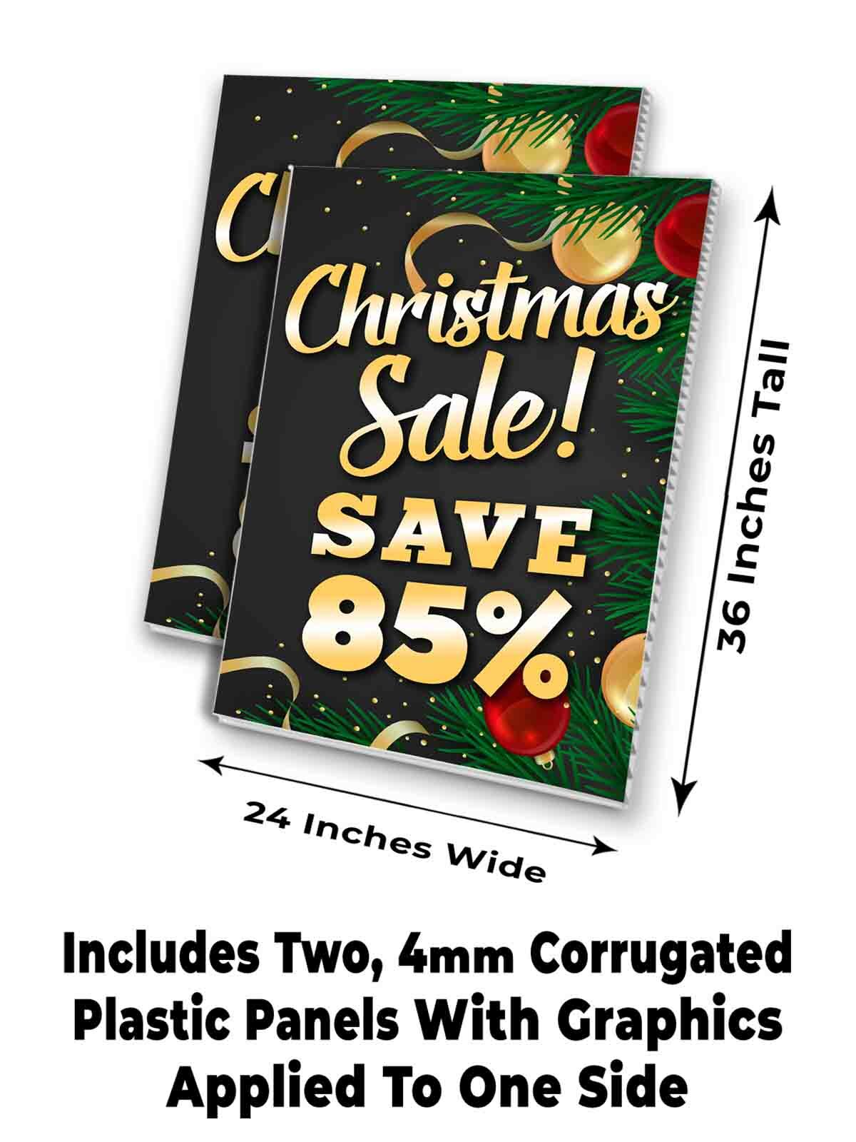 CHRISTMAS SALE SAVE 85% Signicade 24×36 A Frame Sidewalk Sign Double Sided