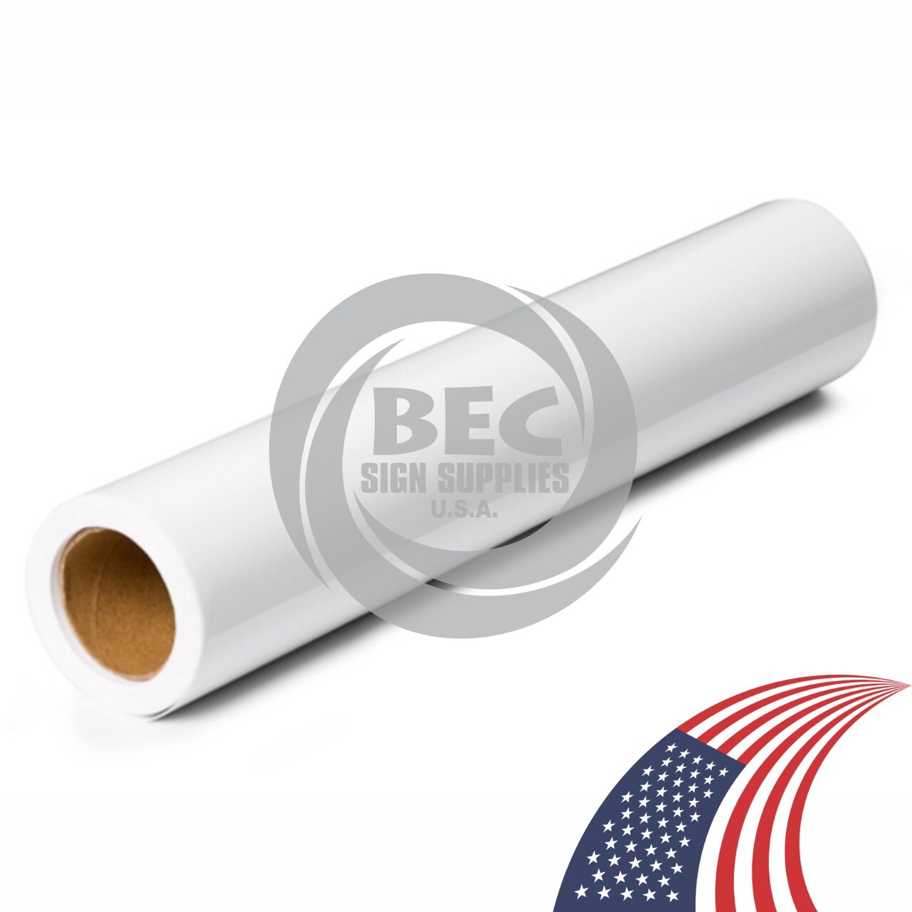 1 Roll 24&Prime; X 10yd ( 30 feet) White, Vinyl Adhesive Sign, Snow White 492E