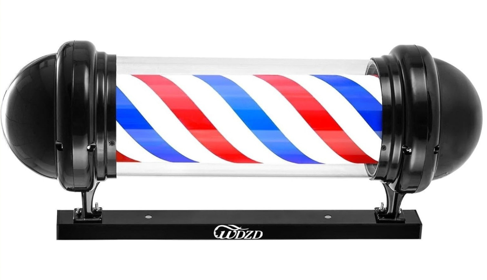 WDZD Wall Mounted Barber Pole 22.44in Electric Red Blue White