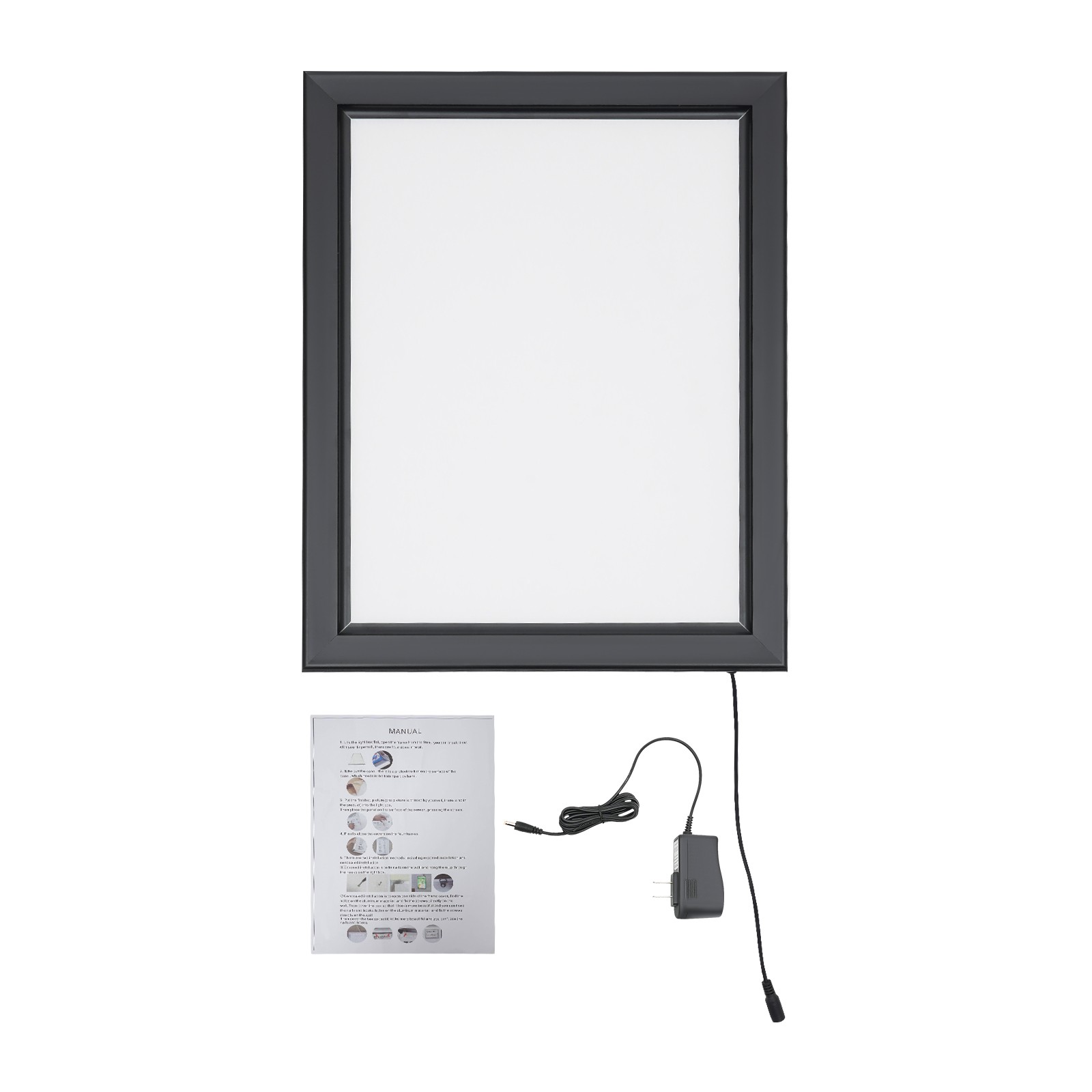 LED Light Box Movie Poster Frame Display Advertising Picture Black Frame