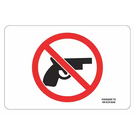 Lyle Lcu1-2004-Rd-Pk2_6X4 Security Sign, 4 In Height, 6 In Width, Reflective