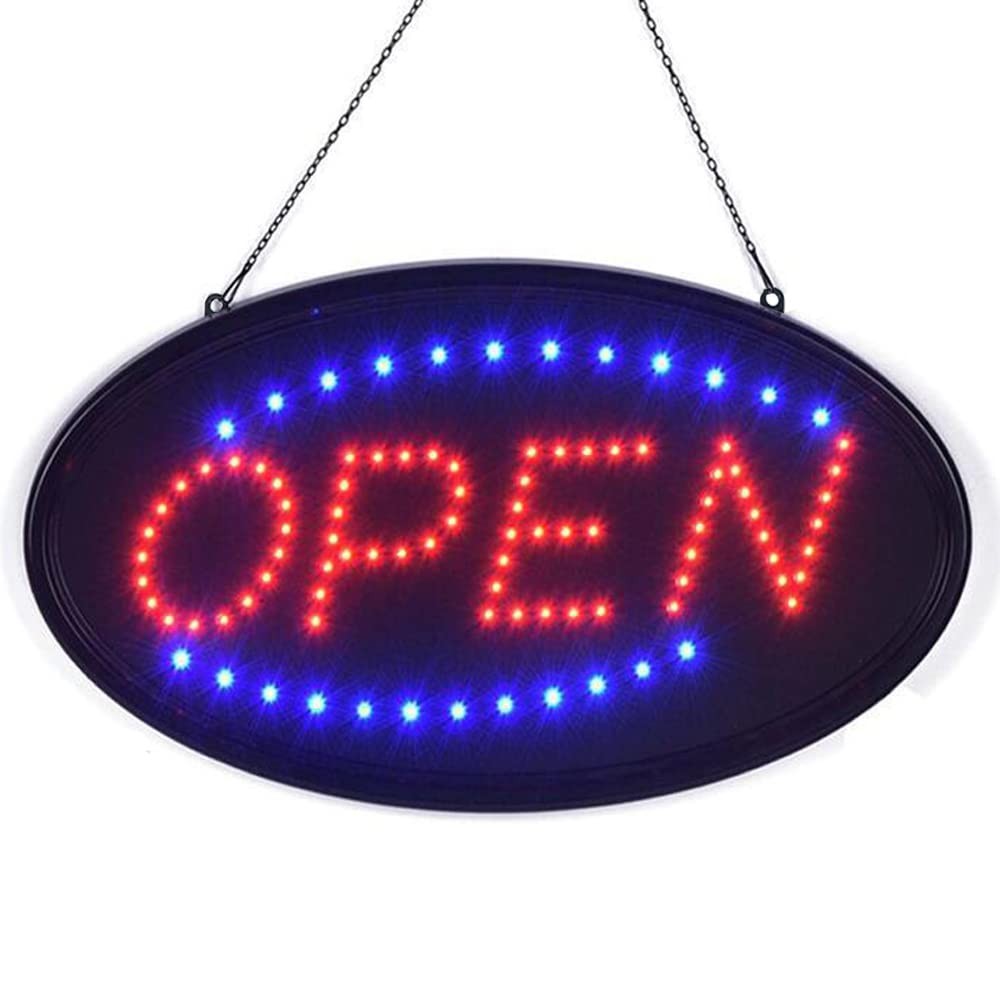 LED Open Sign, 19×10 Bright High Visibility Advertisement Board Electric Disp…
