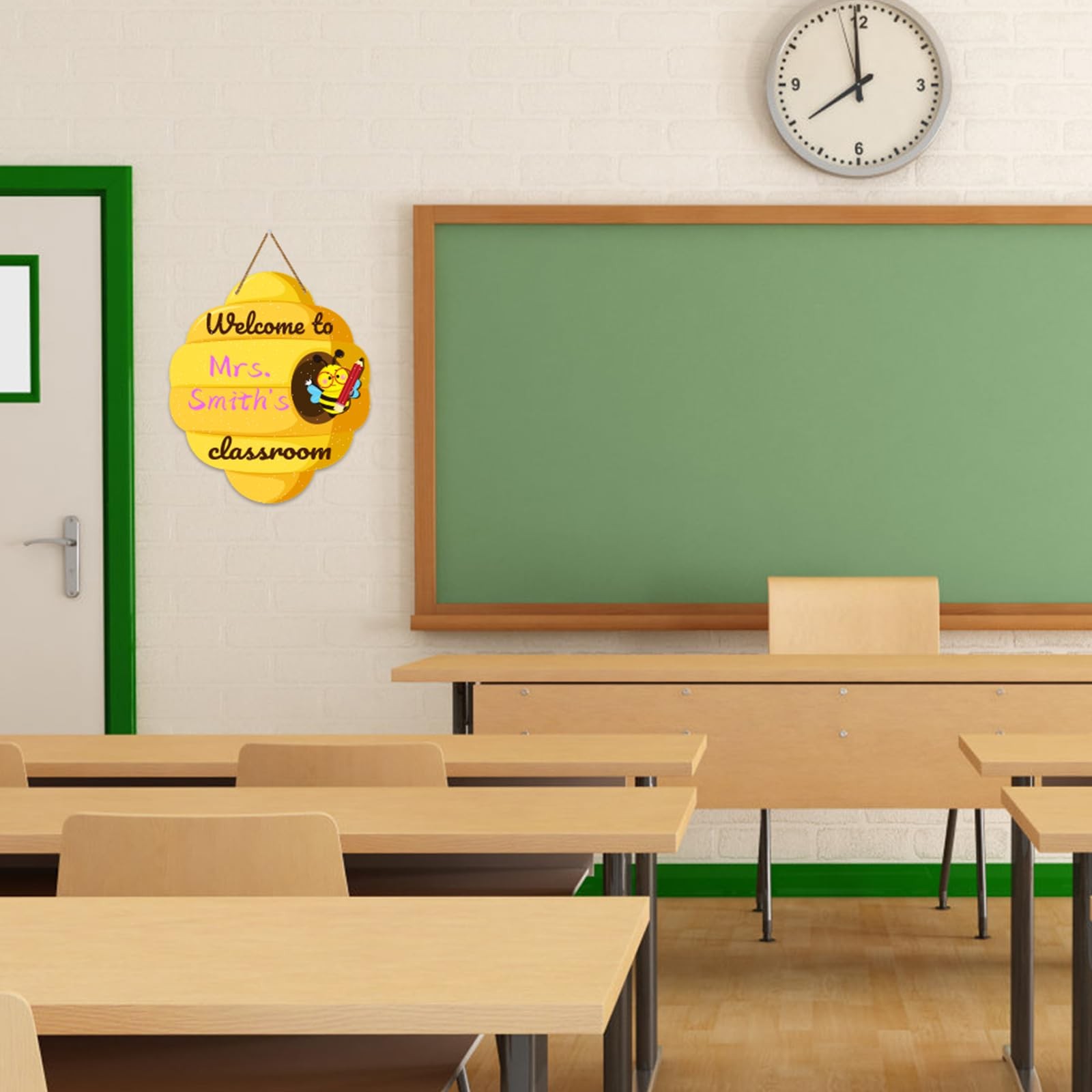Welcome Sign for Classroom – 10 »x11.8 » Personalized Welcome to Our Class Si…