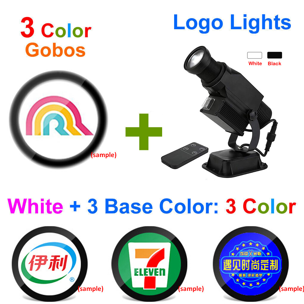 25W IP65 LED Gobo Projector LED Customize Image Logo Light In/Outdoor AD Signs
