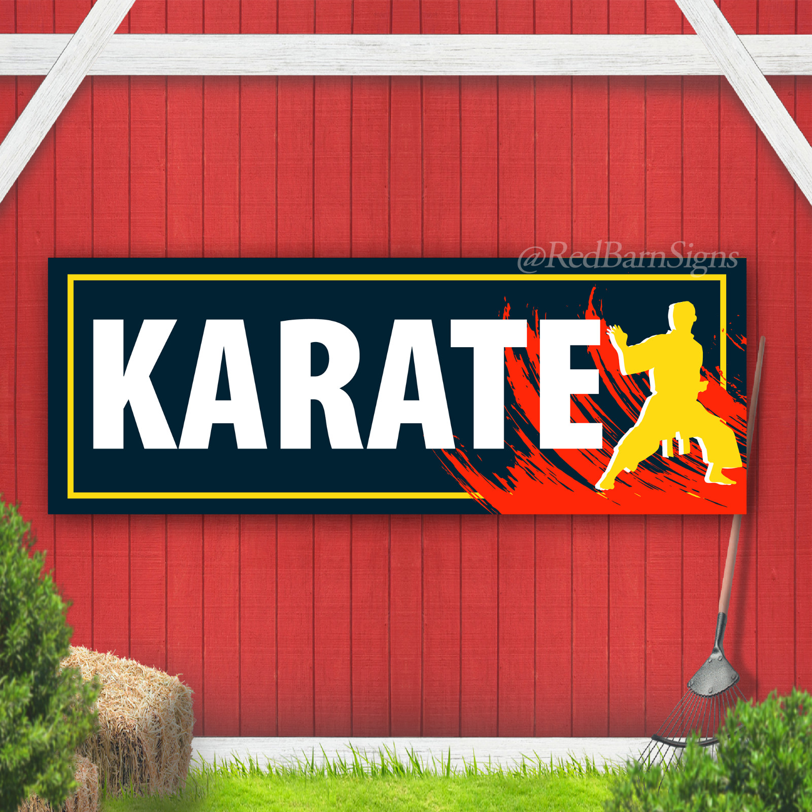 Karate Indoor Outdoor Vinyl Banner Design