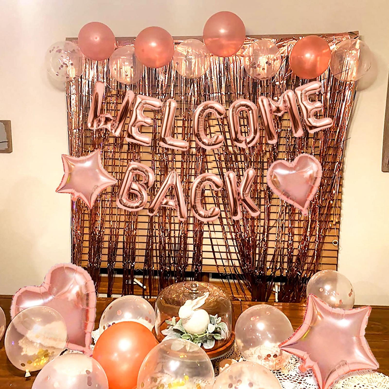 16 PCS Welcome Back Banner Balloons Welcome Back Office Decoration Welcome Ba…