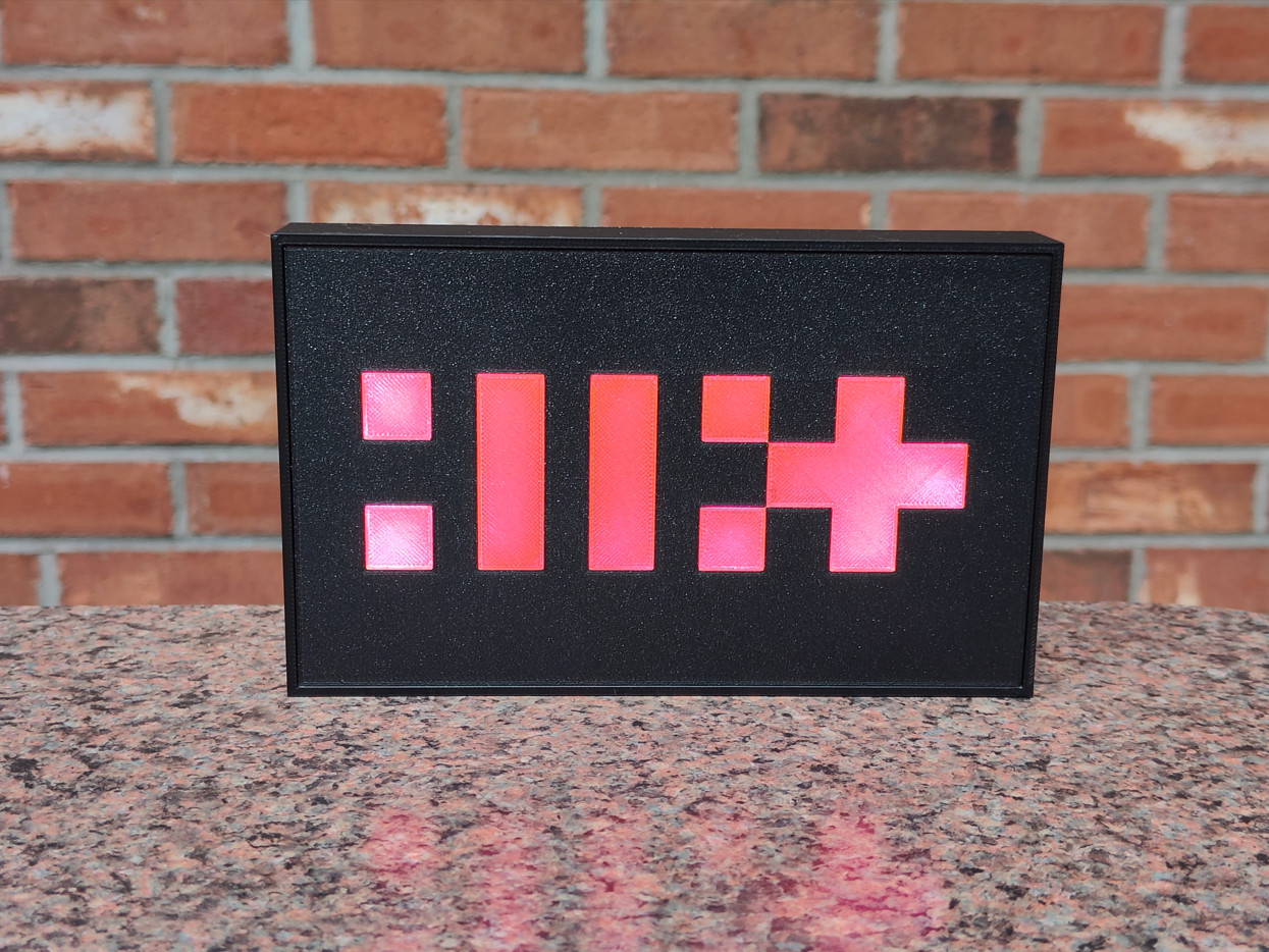 ILLIT Kpop LED Lightbox Sign – Glowing Pink ILLIT (아일릿) Logo USB Merch