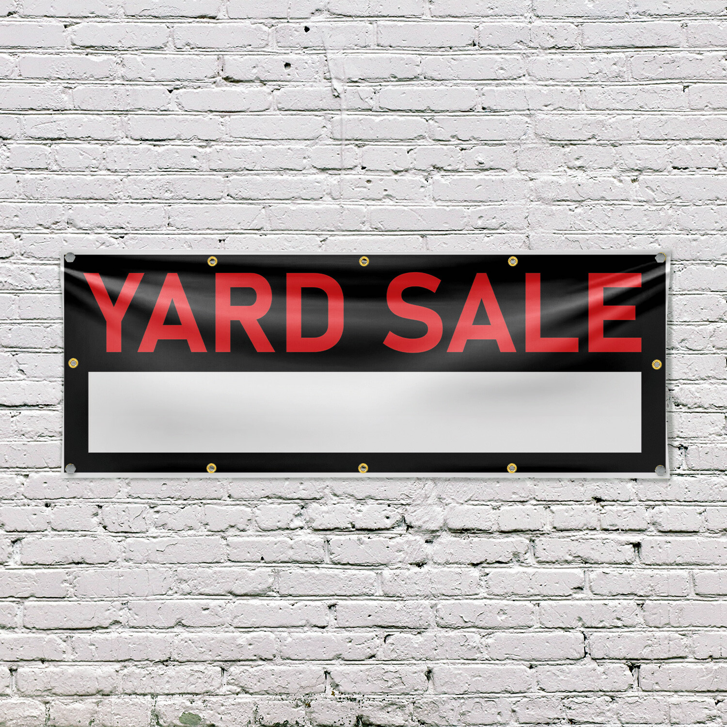 Yard Sale 13 oz Vinyl Banner Sign with Metal Grommets Heavy-Duty Single-Sided