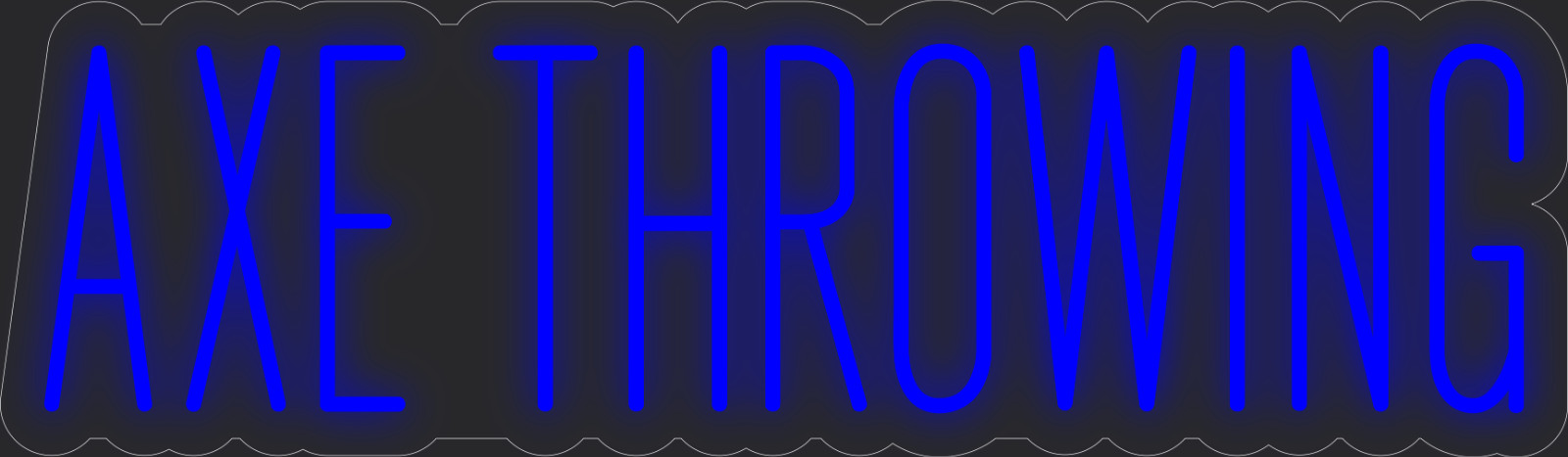 Axe throwing Neon LED Sign Business Wall Decor Lighted Store Sign 36 x 11 in.