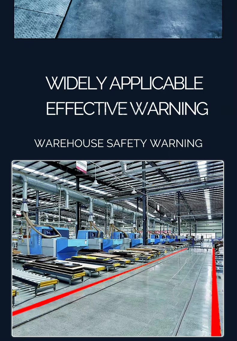 High-Power Laser Line Projector – IP65 Workshop Safety Light with Visible Beam