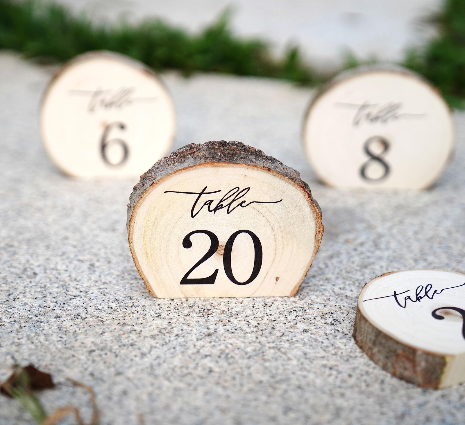 Wooden Wedding Table Numbers 1-20, Perfect for Centerpiece, Reception, Decora…