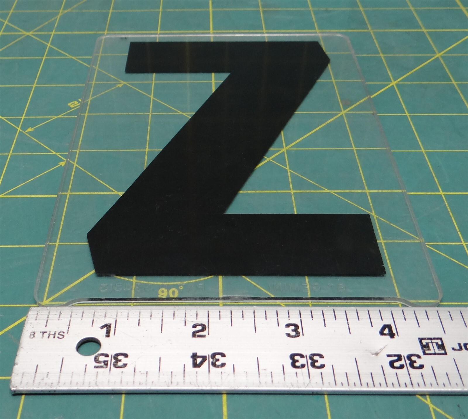 (Z) 7&Prime; x 4-1/2&Prime; Acrylic Wagner Zip-Change Marquee Sign Changeable Letter