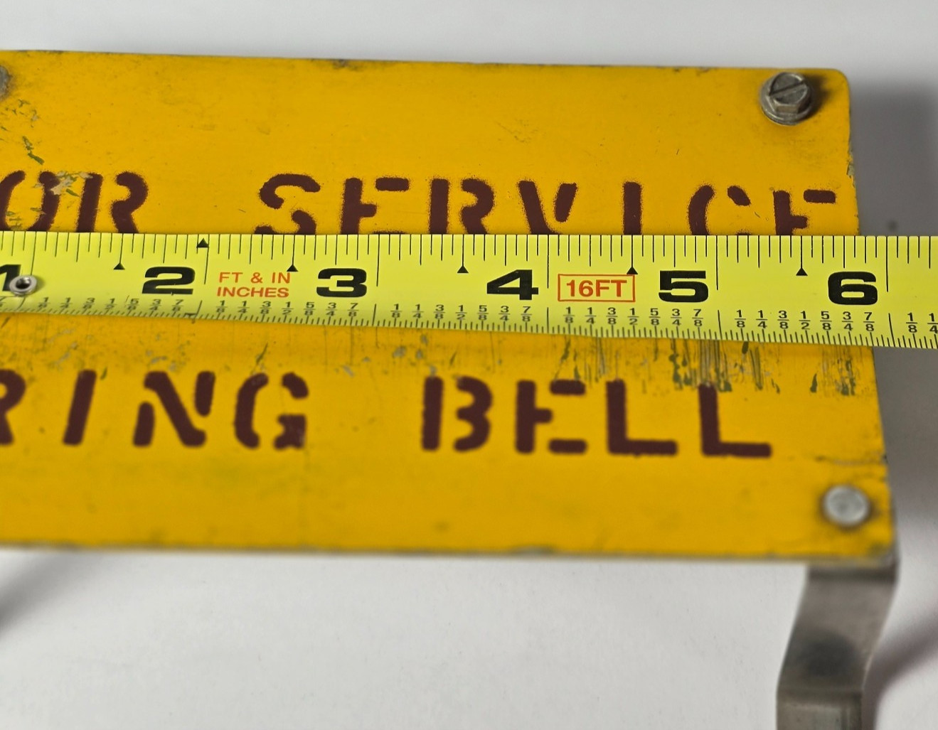 For ServiceRing Bell Home Office Shop Alert Notice Aluminum Metal Sign