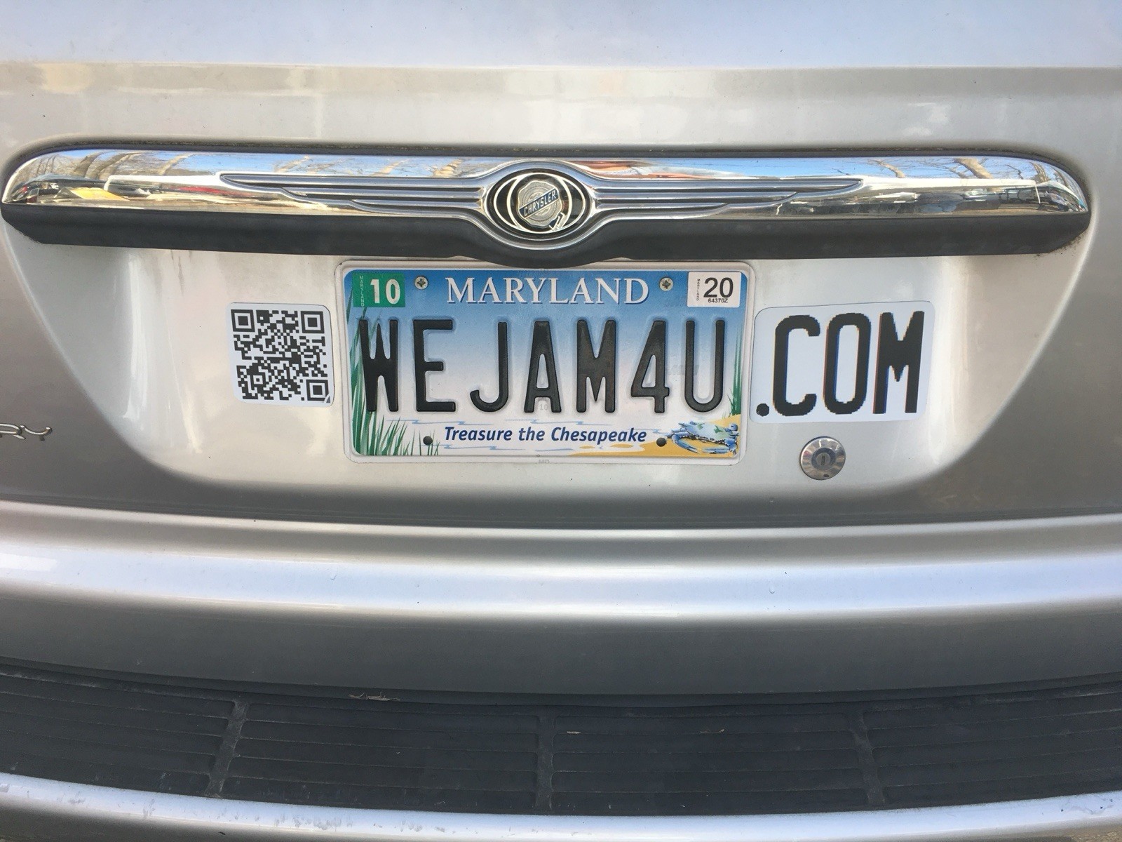 License Plate Website “.COM” Magnet