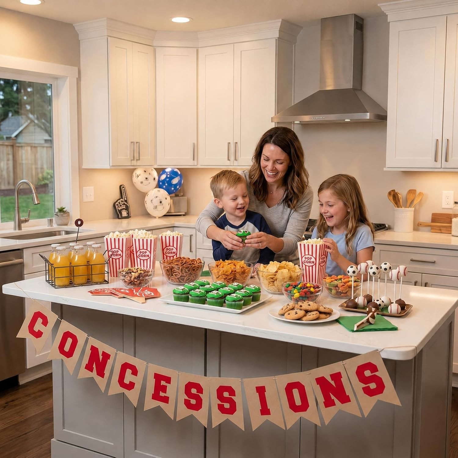 Baseball Party Banner Concession Stand Sign Sports Party Decorations