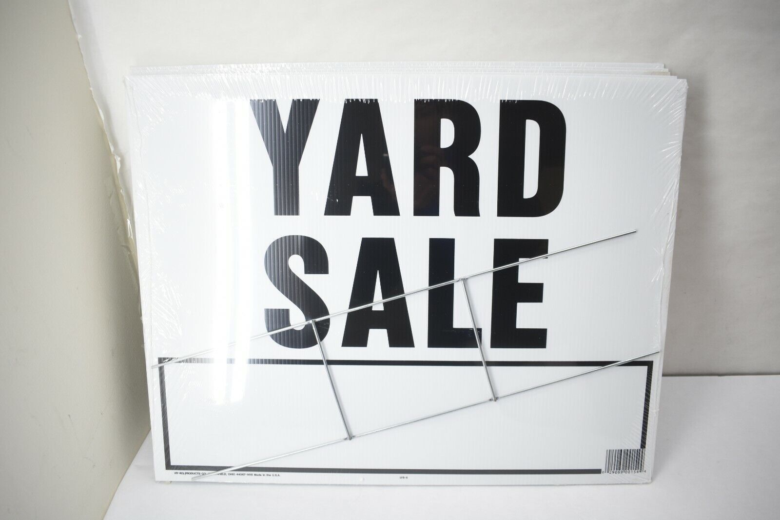Lot of 5 Hy-Ko Products Co Lawn Sign Board Yard Sale No LYS-5 20&Prime; x 24&Prime;