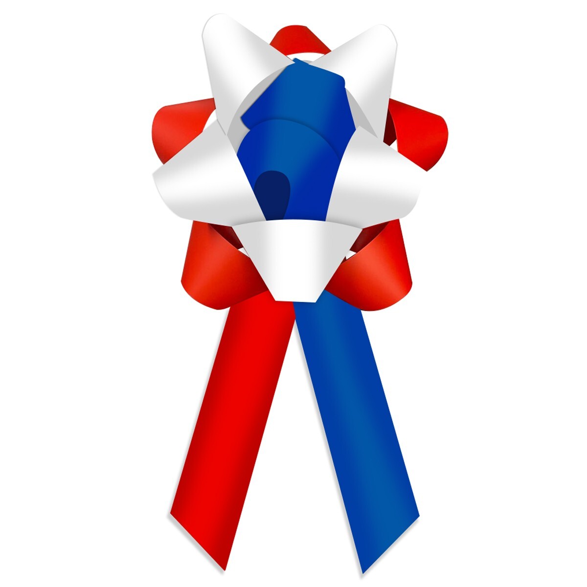 Universal 3D Bow for Showrooms, Offices, Storefronts, and Vehicles – 18&Prime; x 34&Prime;