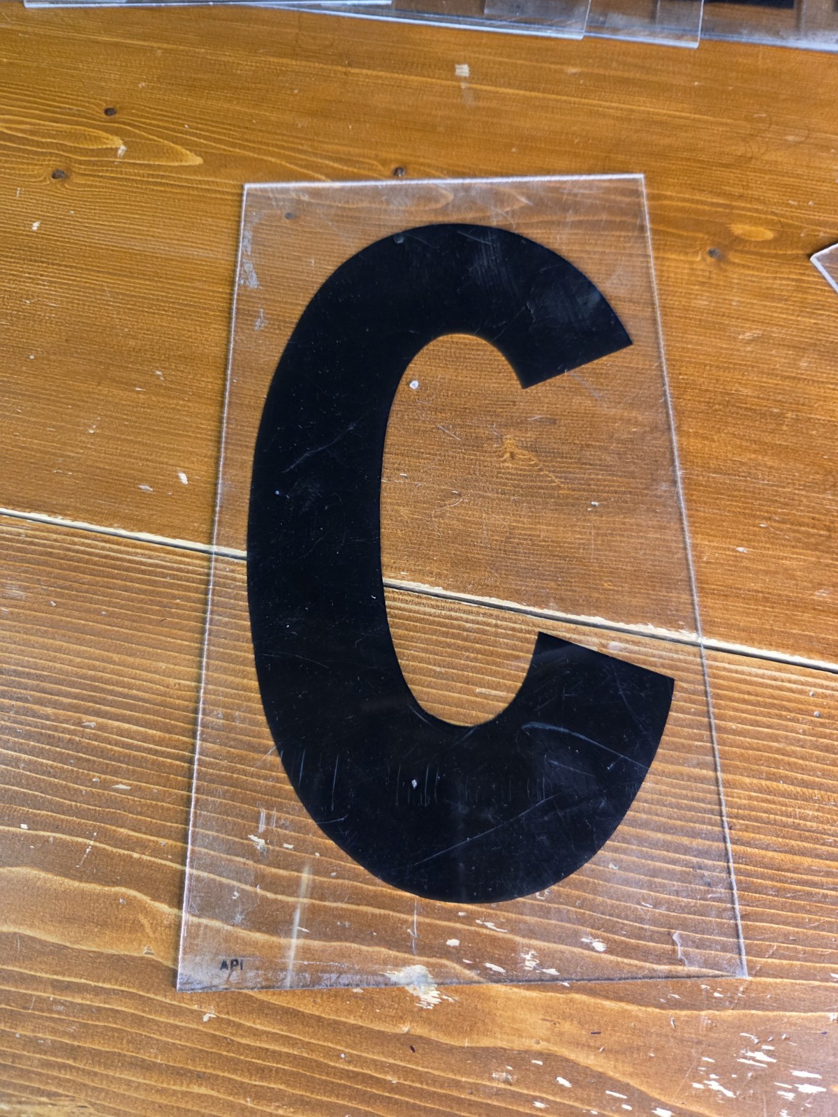 38 Vintage Plastic 9&Prime; Marquee Mixed Letters For Outdoor Sign Black Used