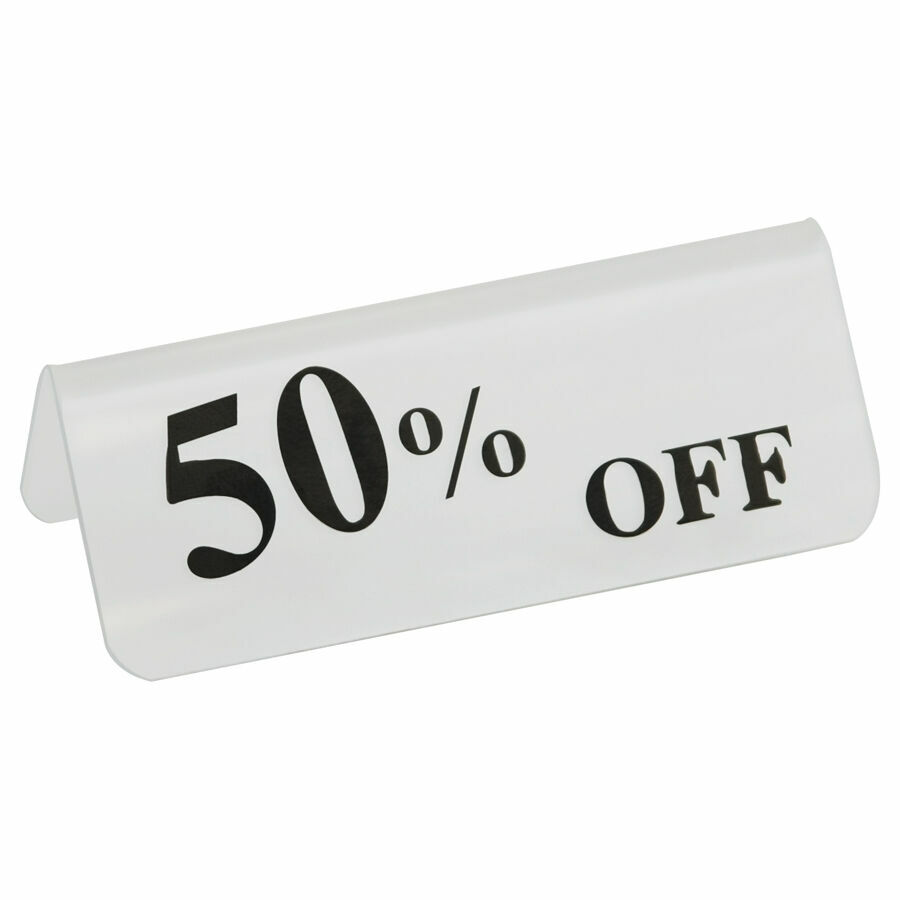Acrylic Sign Countertop Signs Store Sign Message Signs  » 50% OFF  » Sign 3&Prime;W