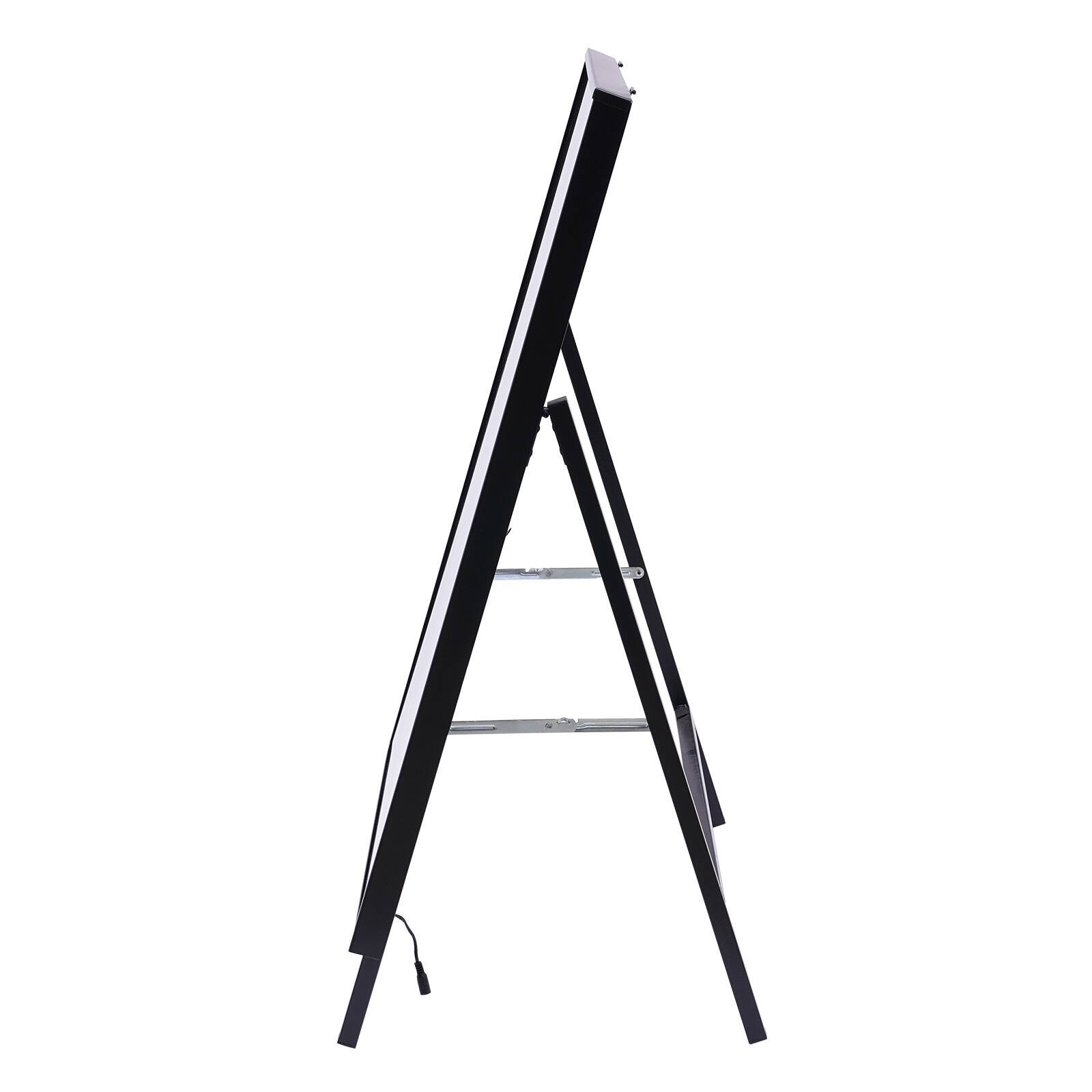 Floor Standing LED Movie Poster Frame Lightbox 24V 36W 23.6 × 35.4 In Black