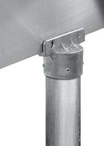 Heavy Duty Street Name Sign Bracket for 2 3/8&Prime; Pole 5.5&Prime; Wide (3/16&Prime; Slot)
