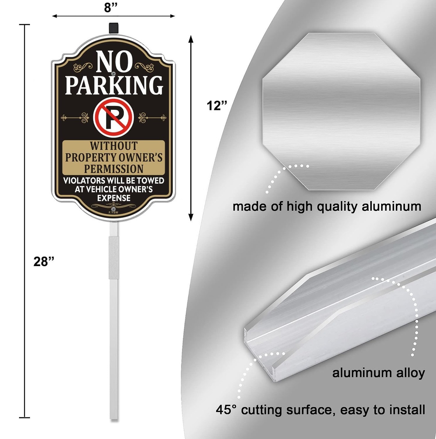 No Parking without Property Owner&rsquo;s Permission Signs Violators Will Be Towed …