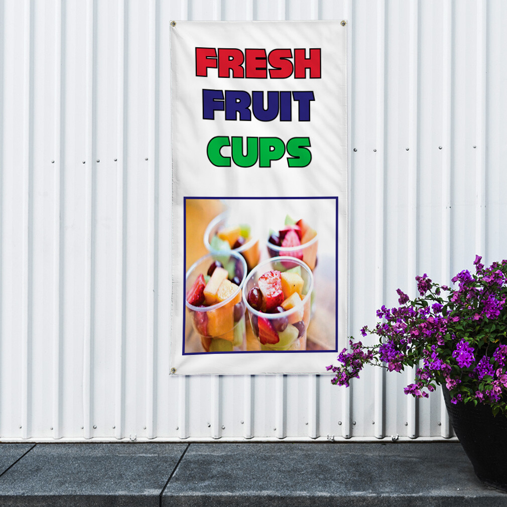Vertical Vinyl Banner Multiple Sizes Outdoor Weatherproof Industrial Yard Signs