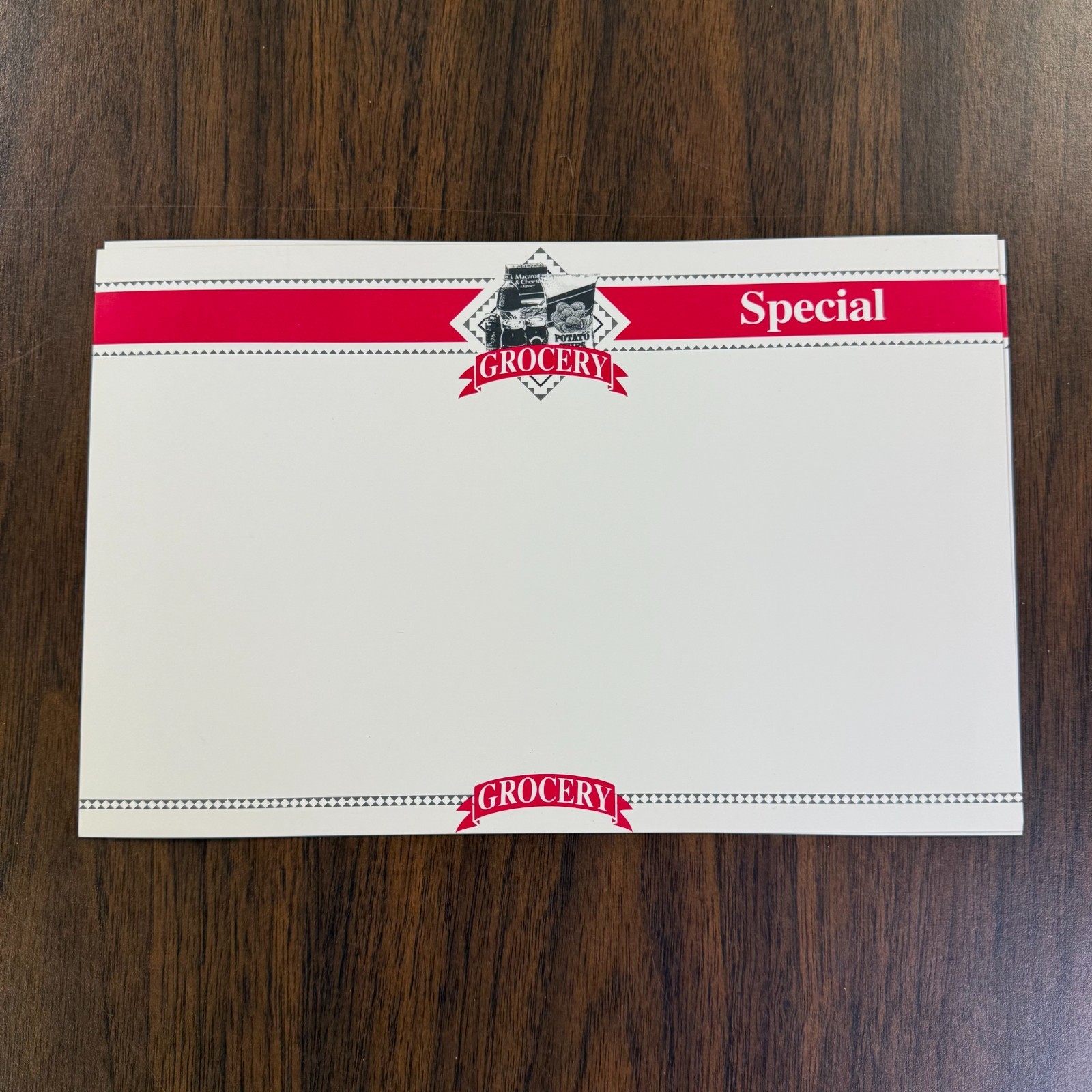 Grocery Special Price Signs -Shelf Card -Price Cards 11&Prime;W x7&Prime;H-50pcs