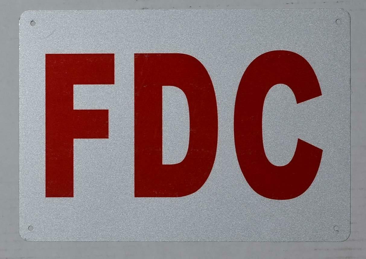 FDC Sign (White, Reflective !!, Aluminium, Size 7X10)–REF24-1027
