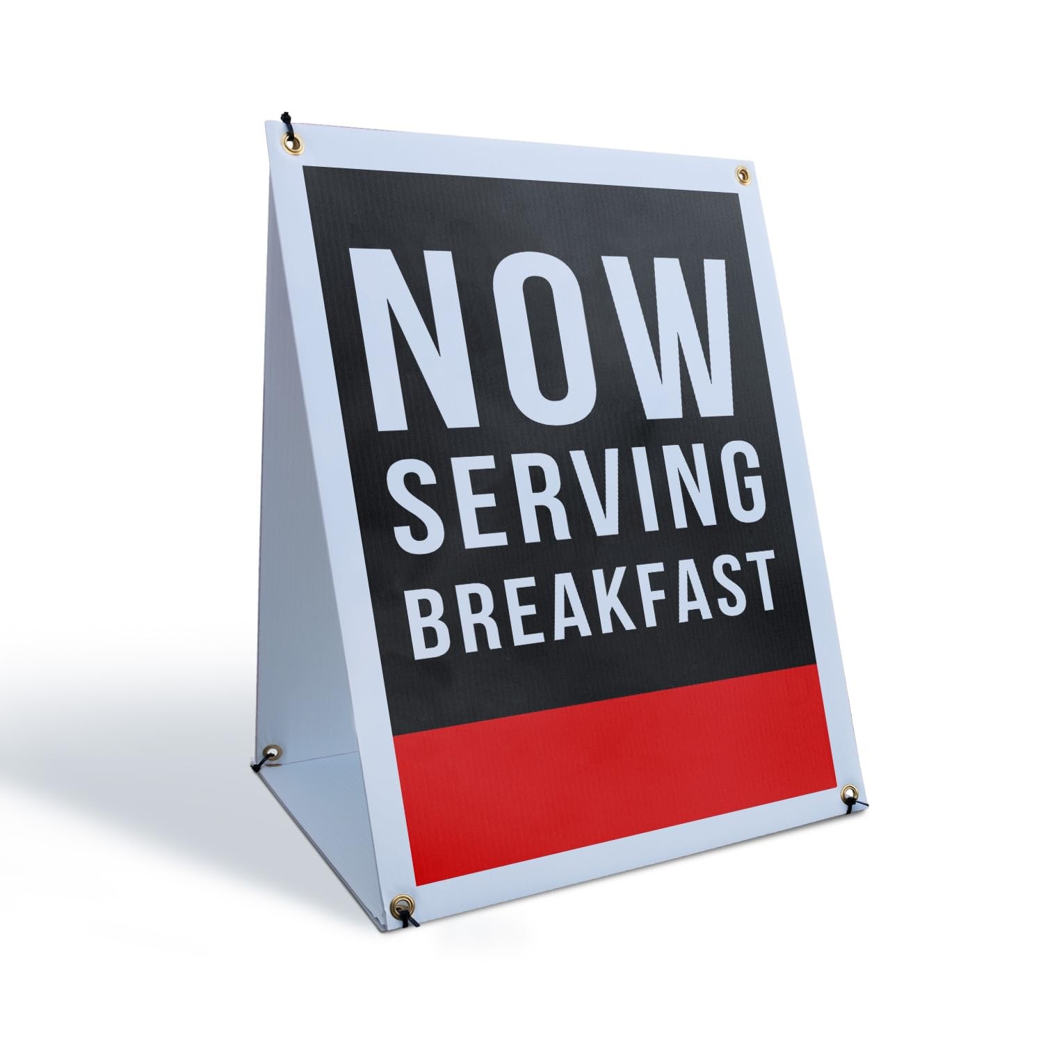 Signmission Now Serving Breakfast Sidewalk Sign 24 Inch X 36 Inch A-Frame