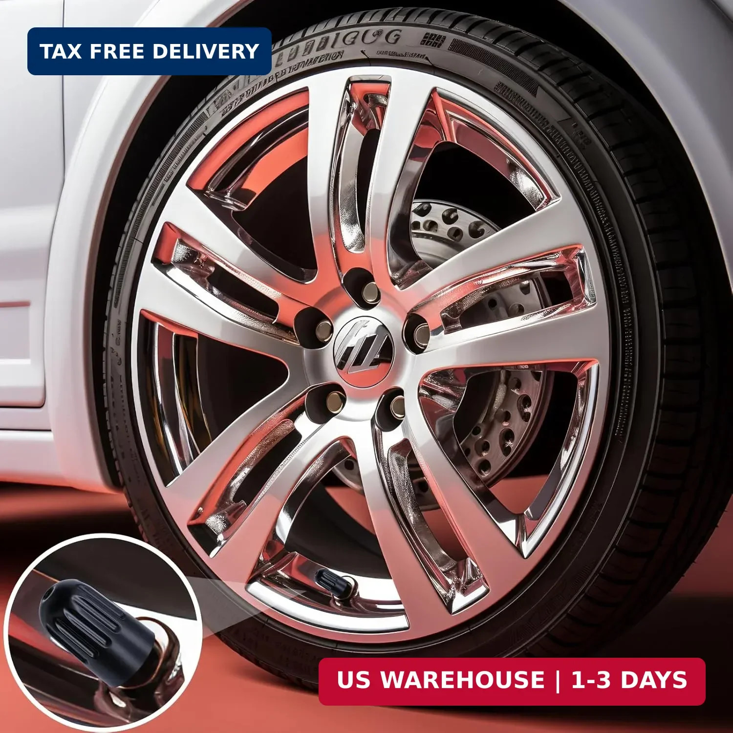 10PCS TPMS Tire Valve Long Stem Caps, Black Plastic Wheel Tire Valve Stem