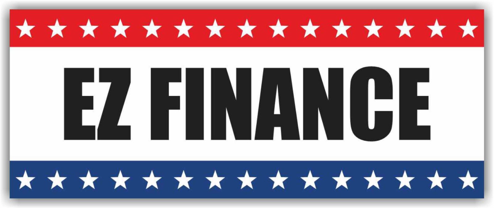 EZ EASY FINANCE Advertising Banner Vinyl Mesh Sign Used Car Auto Sale Lot credit