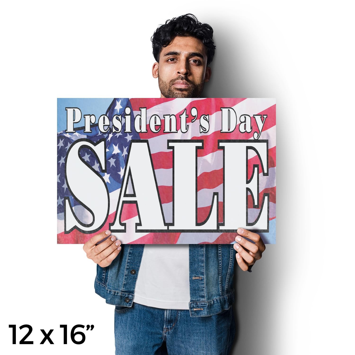 Signmission Presidents Day Vinyl Decal 5 Pack Of 12 Inch X 16 Inch Weatherproof