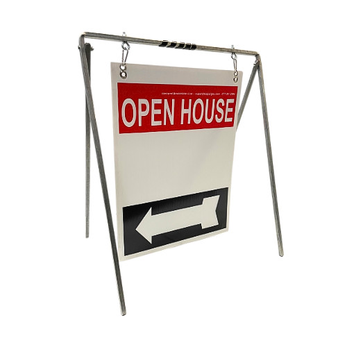 Real Estate Open House Sign Metal A-Frame Kit | 5 Pack | Swinger | RWBK