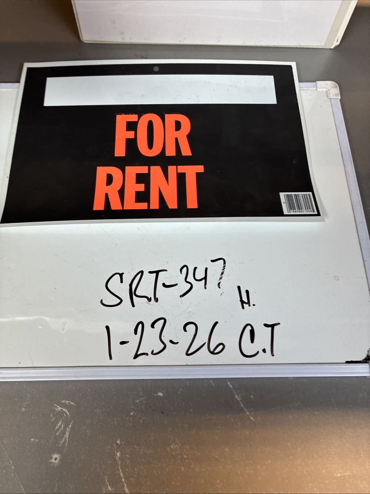 FOR RENT Sign 12&Prime; x 9&Prime; Large Window for Price/Price Store Signs Indoor Outdoor