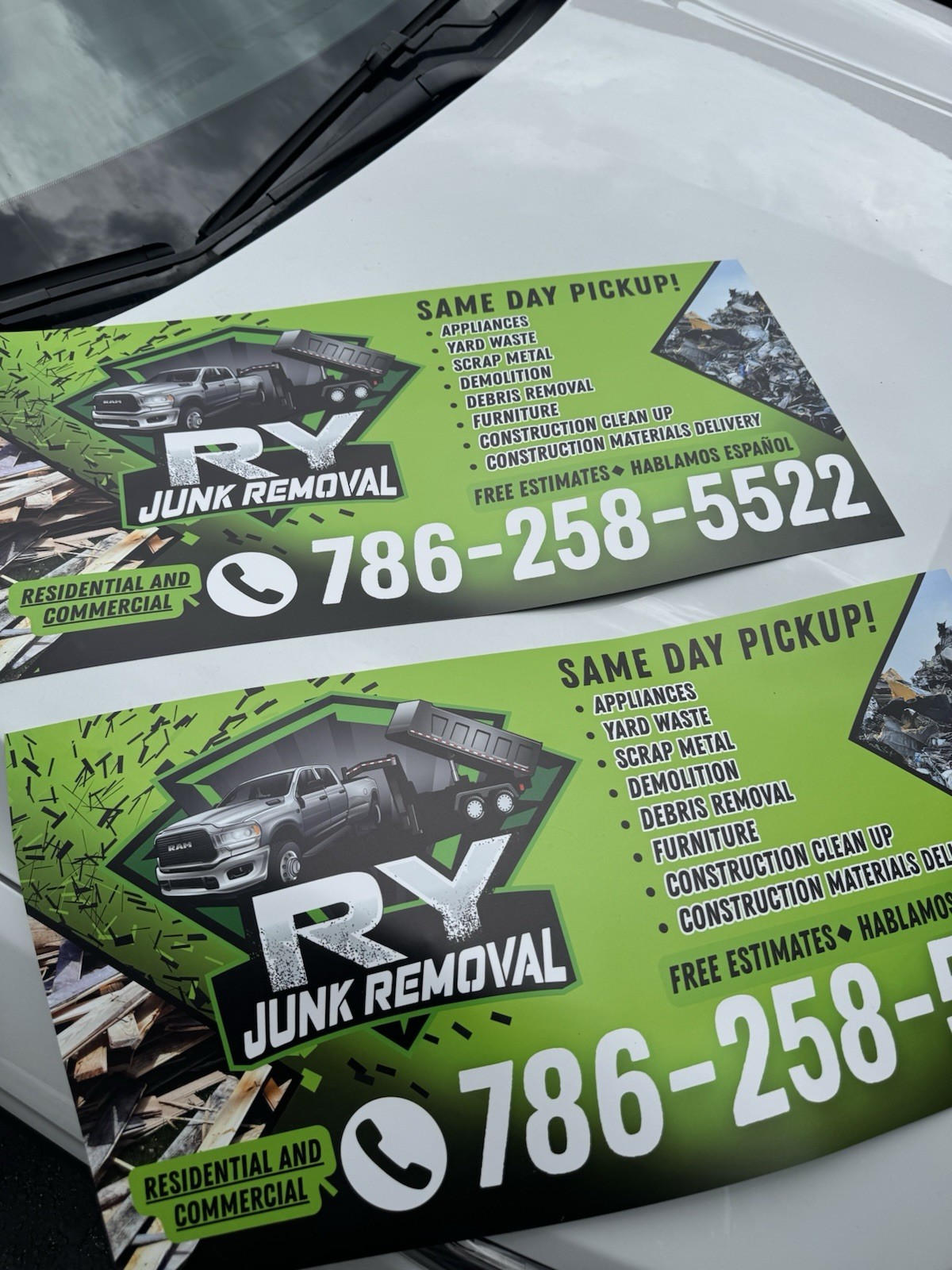 Custom Car Magnet Signs Pair (2) – 12×24” Business Advert Vehicle Door Magnet