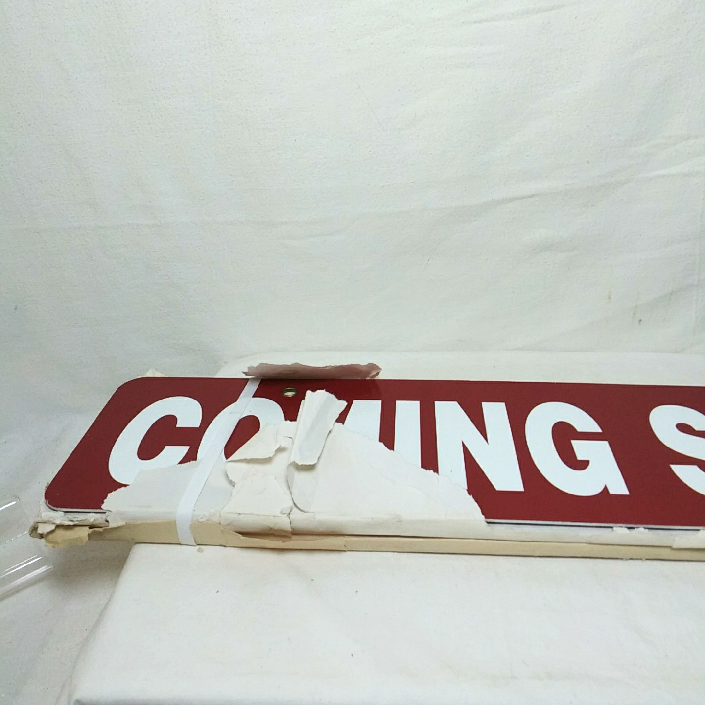 8 Real Estate Rider Sign Coming Soon 6X24 Weather Fade Proof Sign Metal Grommets