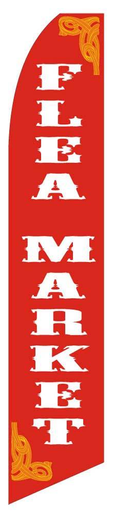 Flea Market Flag Flutter Feather Banner Swooper