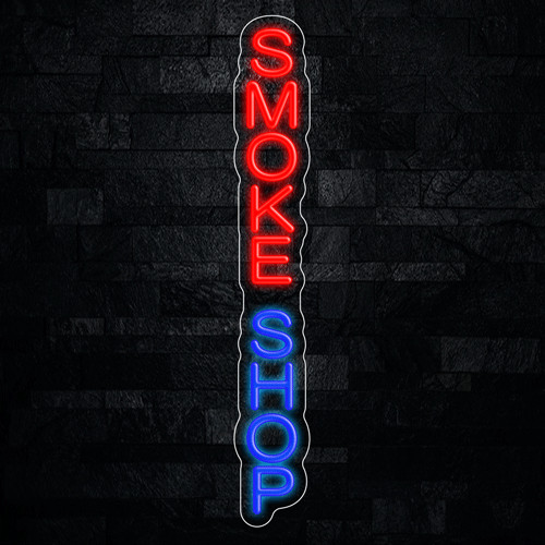 Smoke Shop LED Neon Sign 4&Prime;L x 27&Prime;H #33406