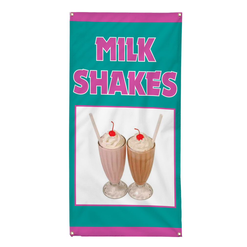 Vertical Vinyl Banner Multiple Sizes Outdoor Weatherproof Industrial Yard Signs