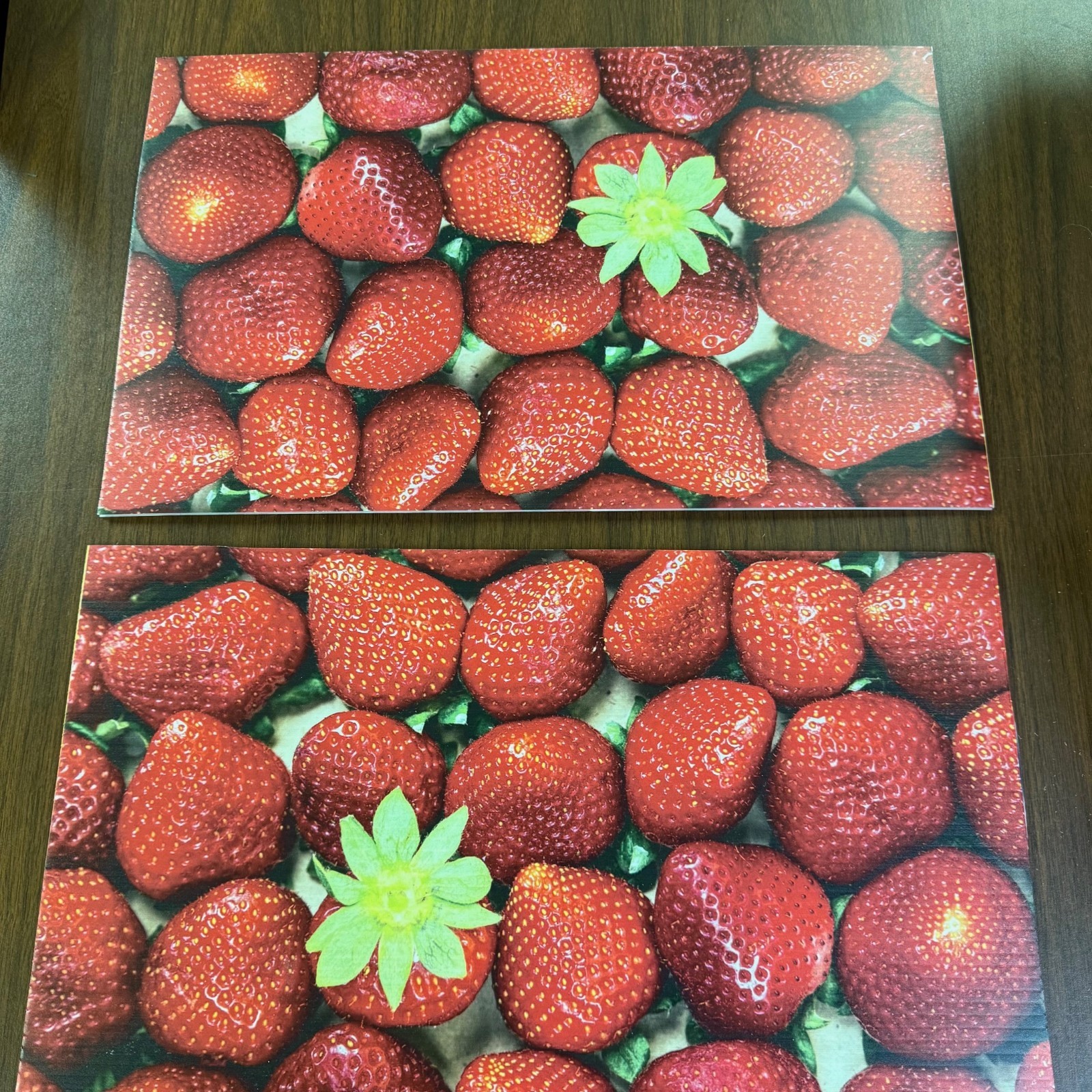 Strawberries Sign – Corrugated Plastic Material- 2 pieces @ 12&Prime;x19&Prime;