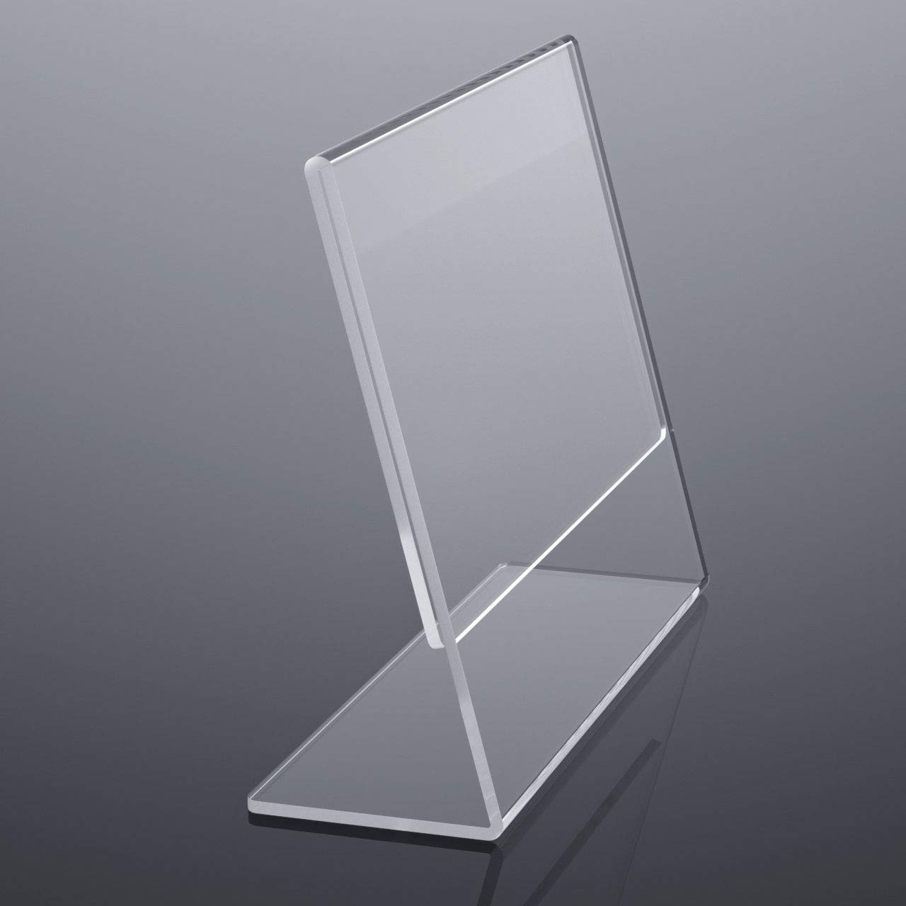 NIUBEE Acrylic Sign Holder 8.5×11 Inches 3 Pack Landscape, 8.5×11&Prime;, Clear