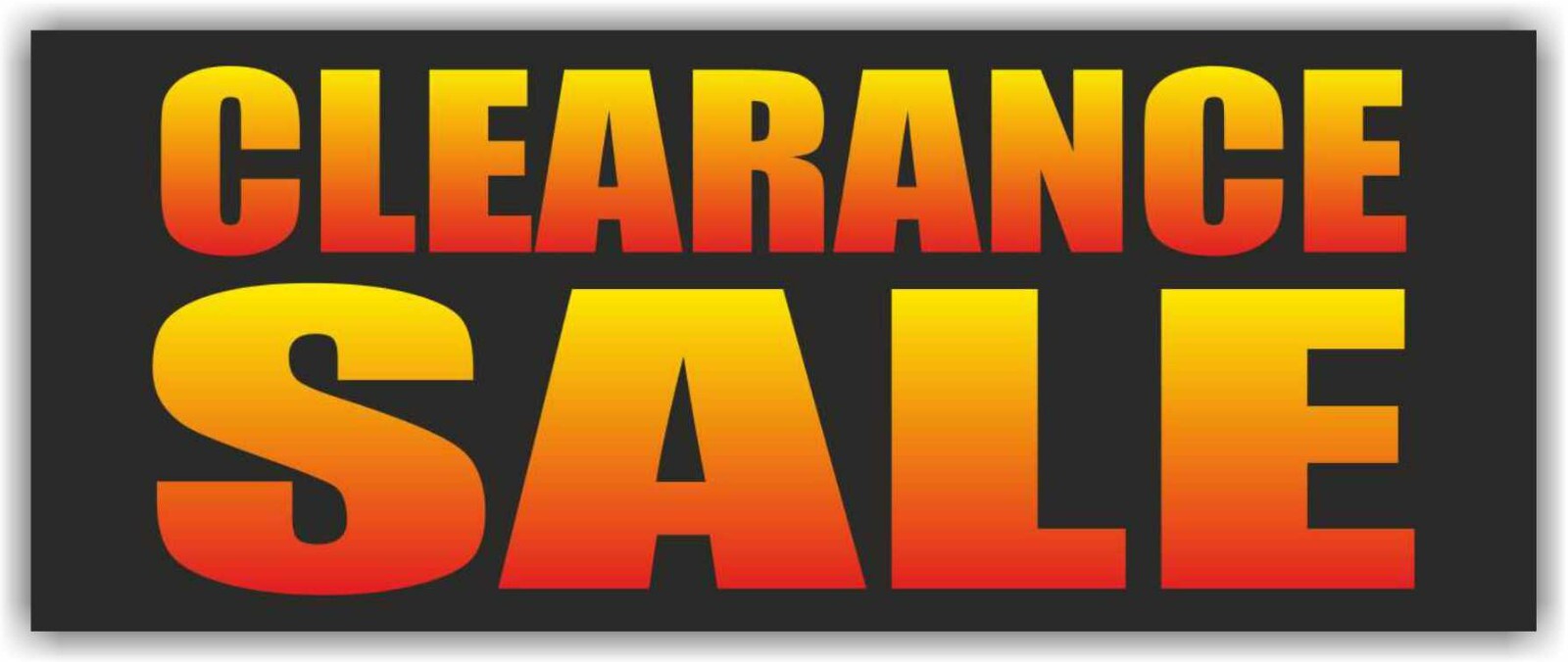 CLEARANCE SALE Advertising Banner Vinyl Mesh Sign discount retail 30 40 50 % off