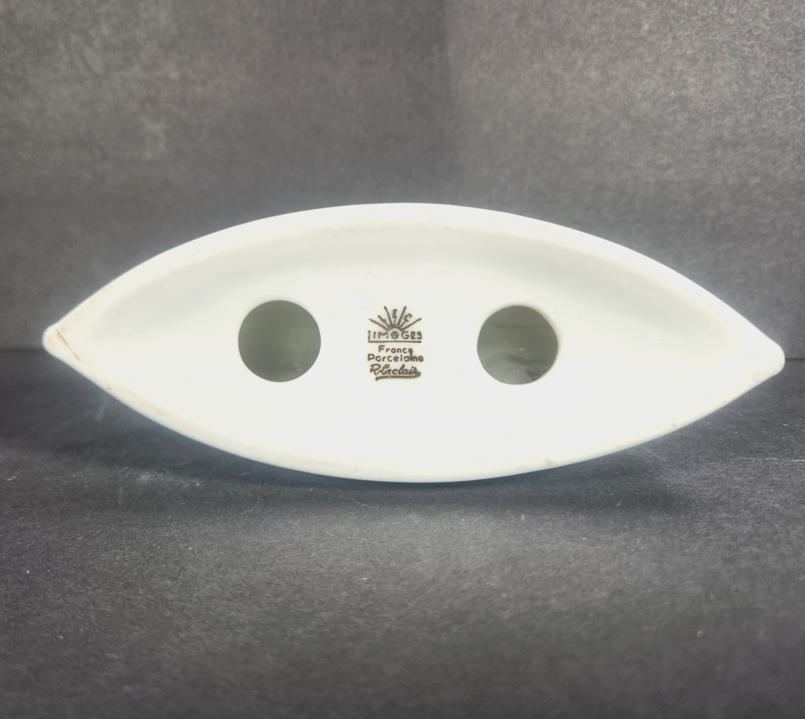 Limoges-China Porcelain Dealer/Retailer Display Plaque Sign