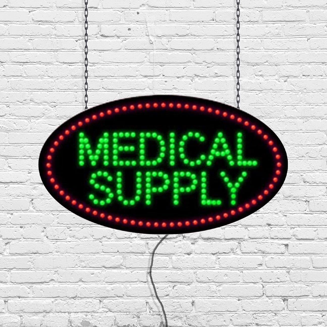LED Medical Supply Sign for Retail Business Displays | Advertising Electronic Li
