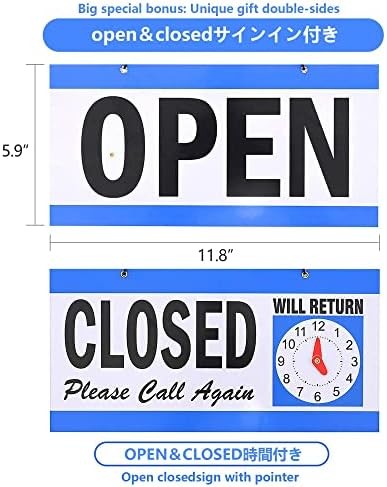 LED Open Sign,16×6 inch Open Sign for Business,With multiple flashing modes, Ide