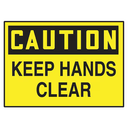 Accuform Leqm780vsp Caution Label, 5In W, Pk5