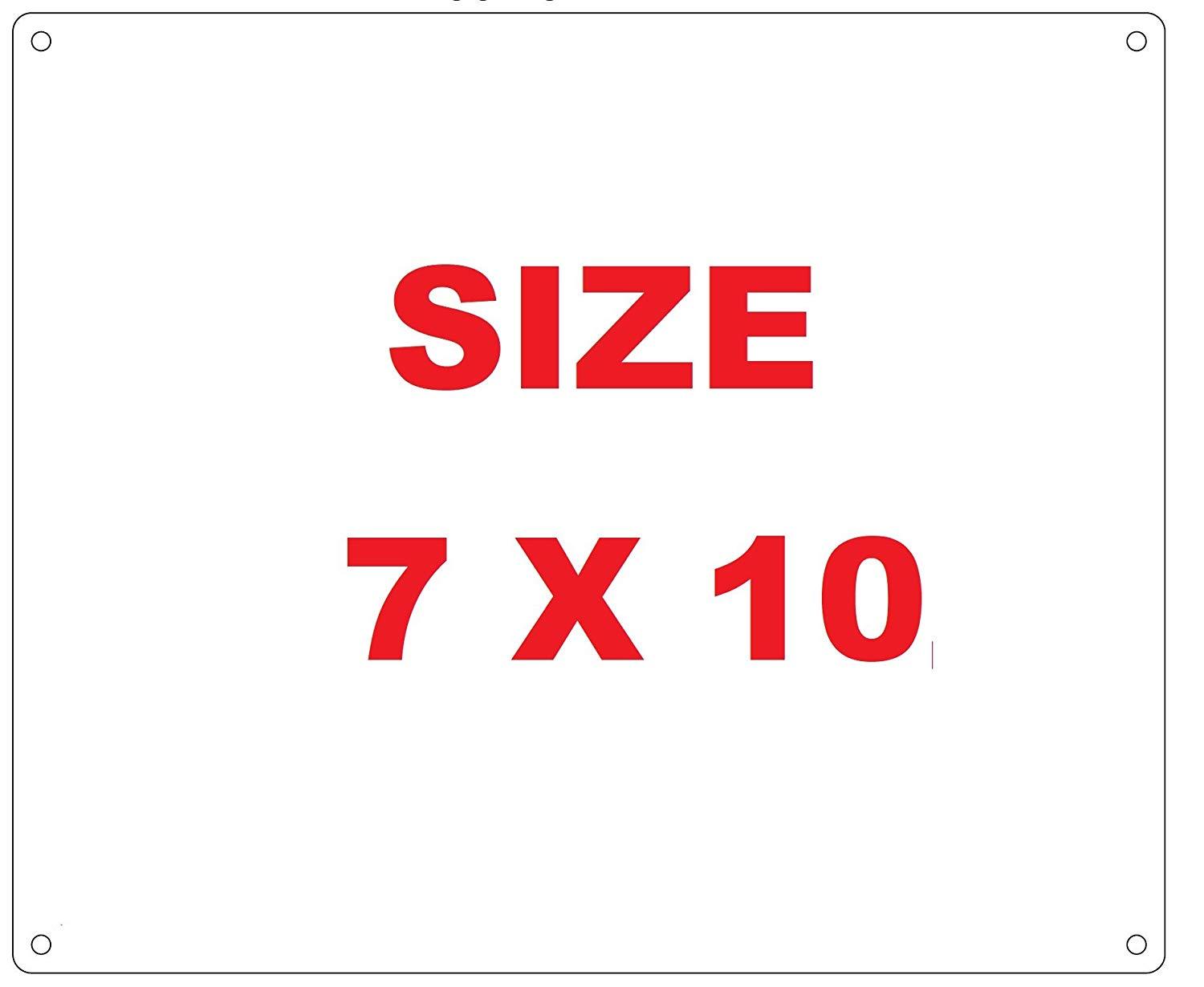 Active Doorway Sign (White, Aluminium 7×10-Rust Free)-REF24-1027